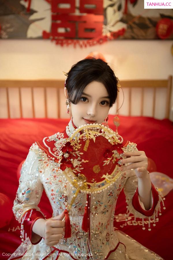 豆瓣酱  [XiuRen]高清写真图 2024.06.28 No.8780 豆瓣酱 新娘服饰第61张图片